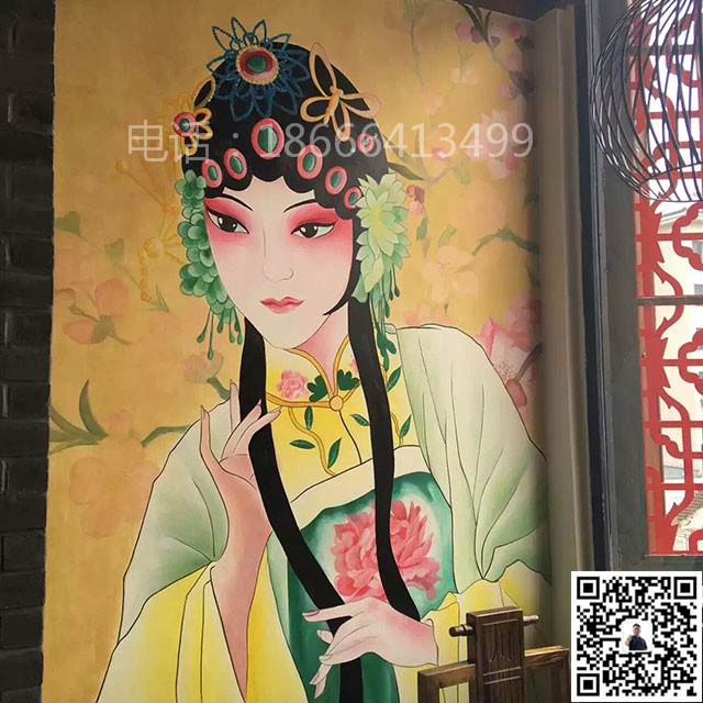 东莞元美文化艺术有限公司_餐厅彩绘_餐厅彩绘3
