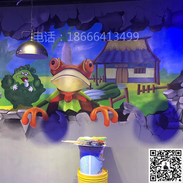 东莞元美文化艺术有限公司_餐厅彩绘_餐厅彩绘18