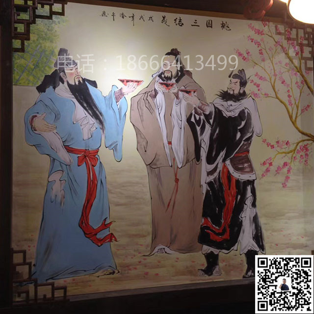 东莞元美文化艺术有限公司_餐厅彩绘_餐厅彩绘8