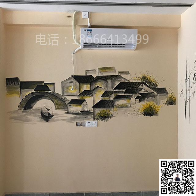 东莞元美文化艺术有限公司_餐厅彩绘_餐厅彩绘13