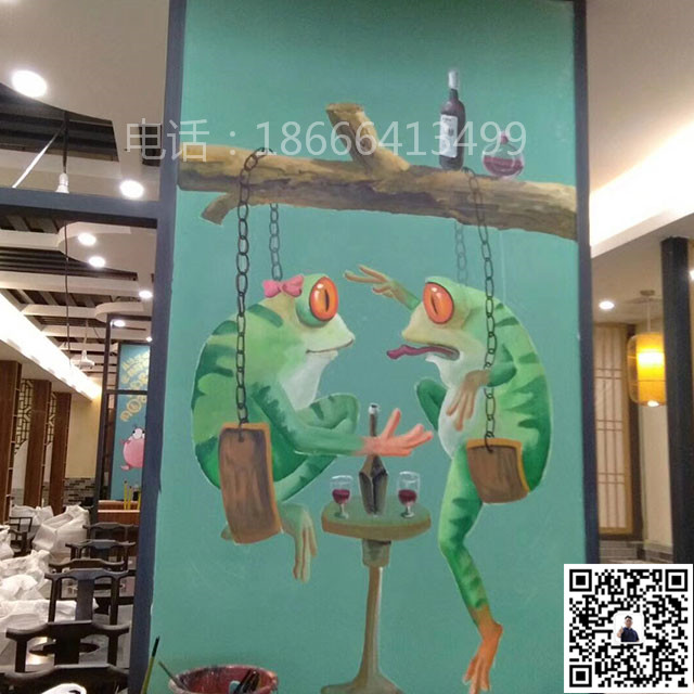 东莞元美文化艺术有限公司_餐厅彩绘_餐厅彩绘7