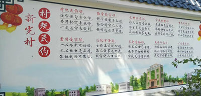 惠州市潼湖镇新光村文化墙彩绘